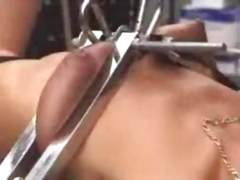 Injection in labia (part 1)