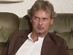 Vintage hot blonde sucking and riding a cock