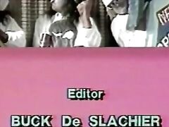 Ginger Lynn Allen, Tiffany Blake, Tom Byron in classic porn scene
